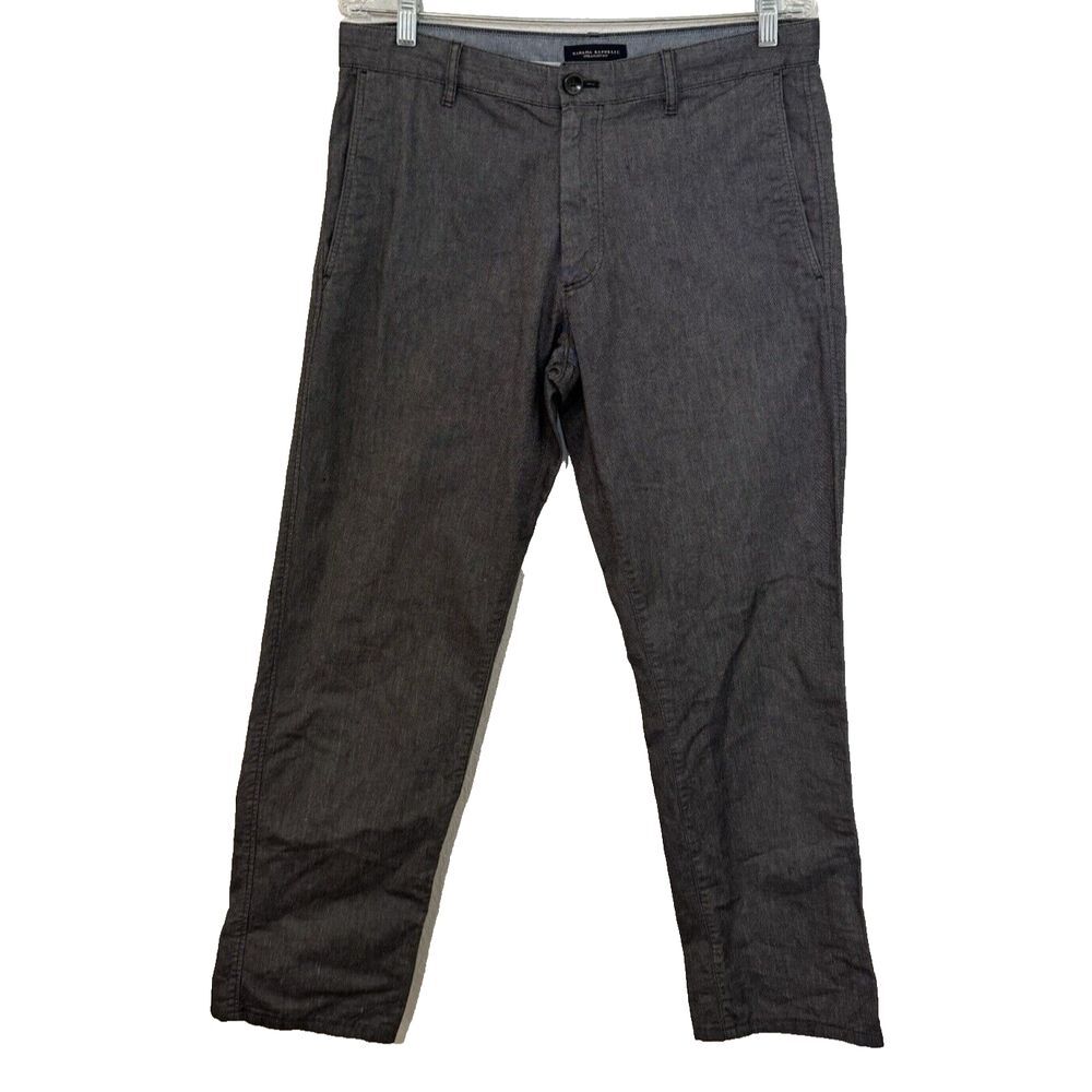 Banana Republic Straight Fit Men's Chino Pants Charcoal 32x30